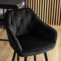 Scaun de bar Mebel Elite Salem (Black) Thumb