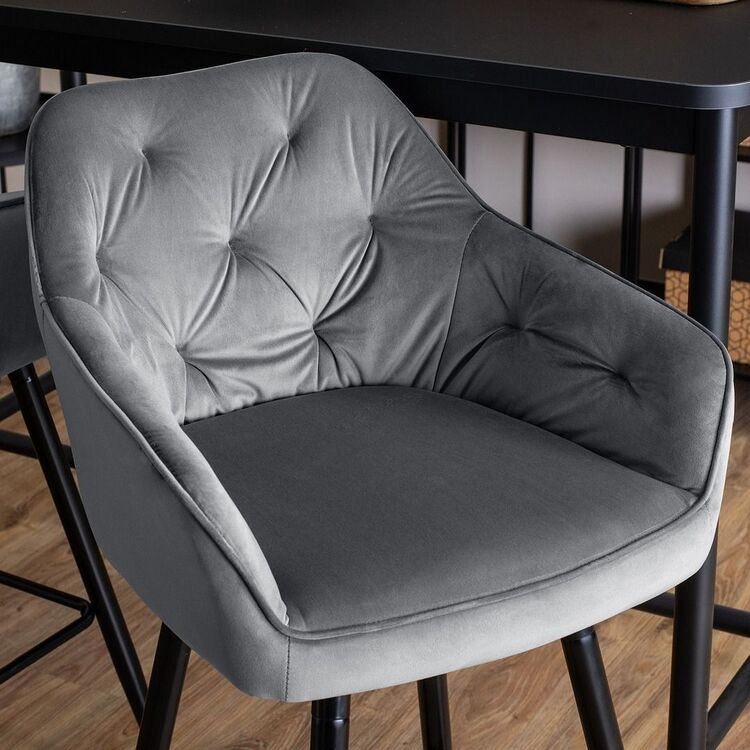 Scaun de bar Mebel Elite Salem (Grey/Black)