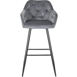 Scaun de bar Mebel Elite Salem (Grey/Black) Thumb