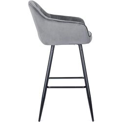 Scaun de bar Mebel Elite Salem (Grey/Black) Thumb