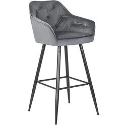 Scaun de bar Mebel Elite Salem (Grey/Black) Thumb