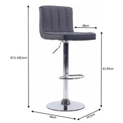 Барный стул Mobhaus Hilda (Gray) Thumb