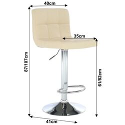 Барный стул Mobhaus Kandy New (Beige) Thumb