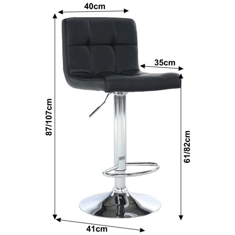 Scaun de bar Mobhaus Kandy New (Black)