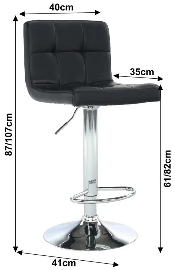 Барный стул Mobhaus Kandy New (Black)