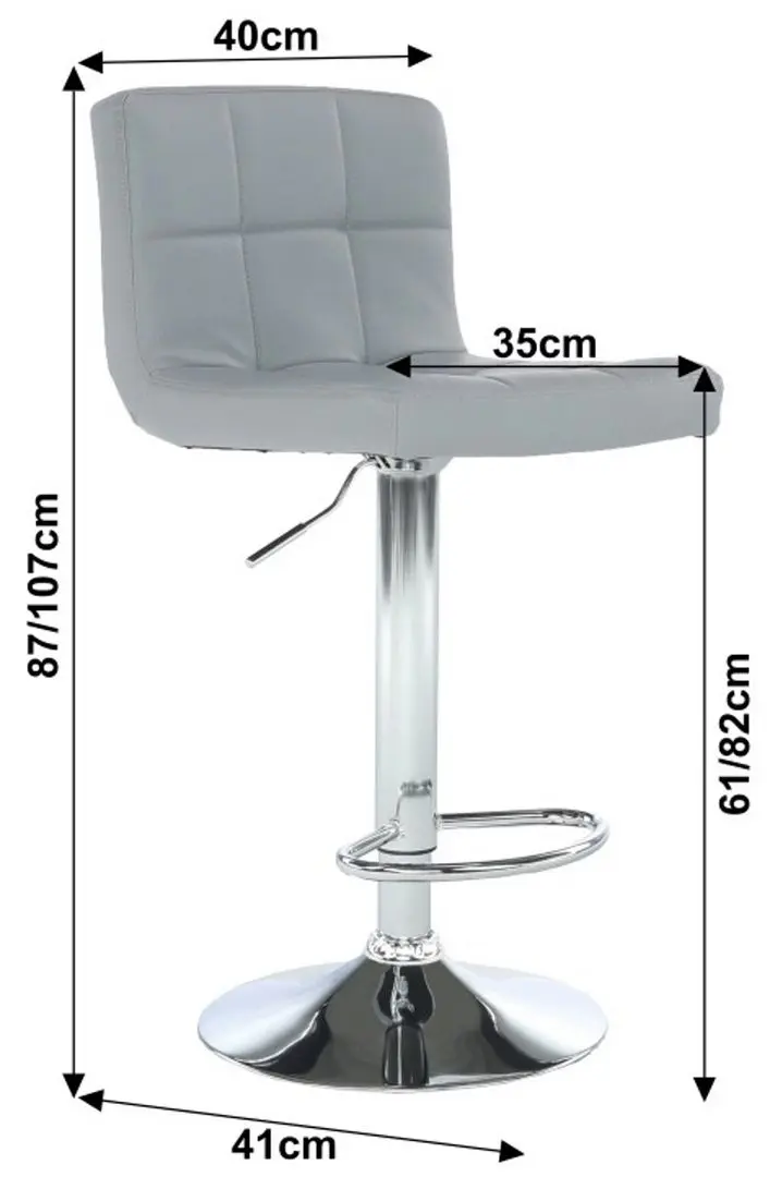 Барный стул Mobhaus Kandy New (Gray)