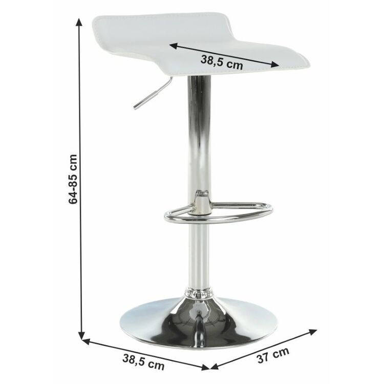 Scaun de bar Tempo Kondela Laria New (White)