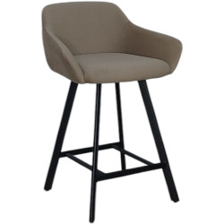 Scaun de bar Mobiland MEY Anka 06 (Beige/Black) Thumb