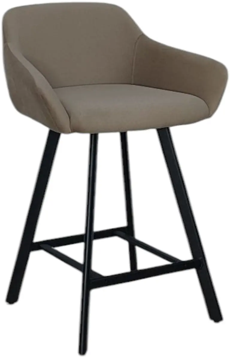 Scaun de bar Mobiland MEY Anka 06 (Beige/Black) - 2