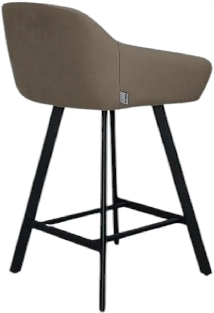 Scaun de bar Mobiland MEY Anka 06 (Beige/Black) - 4