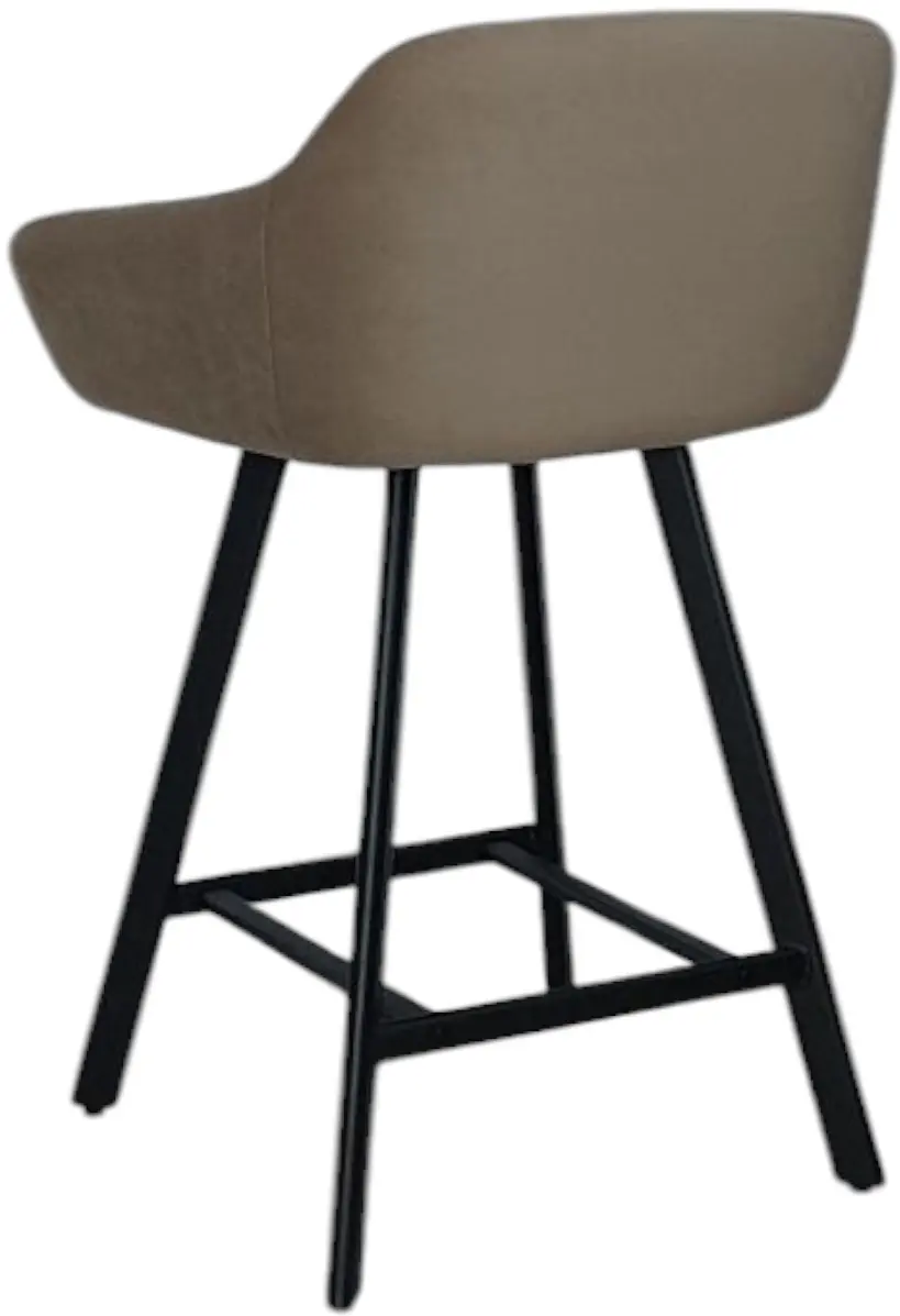 Scaun de bar Mobiland MEY Anka 06 (Beige/Black) - 5