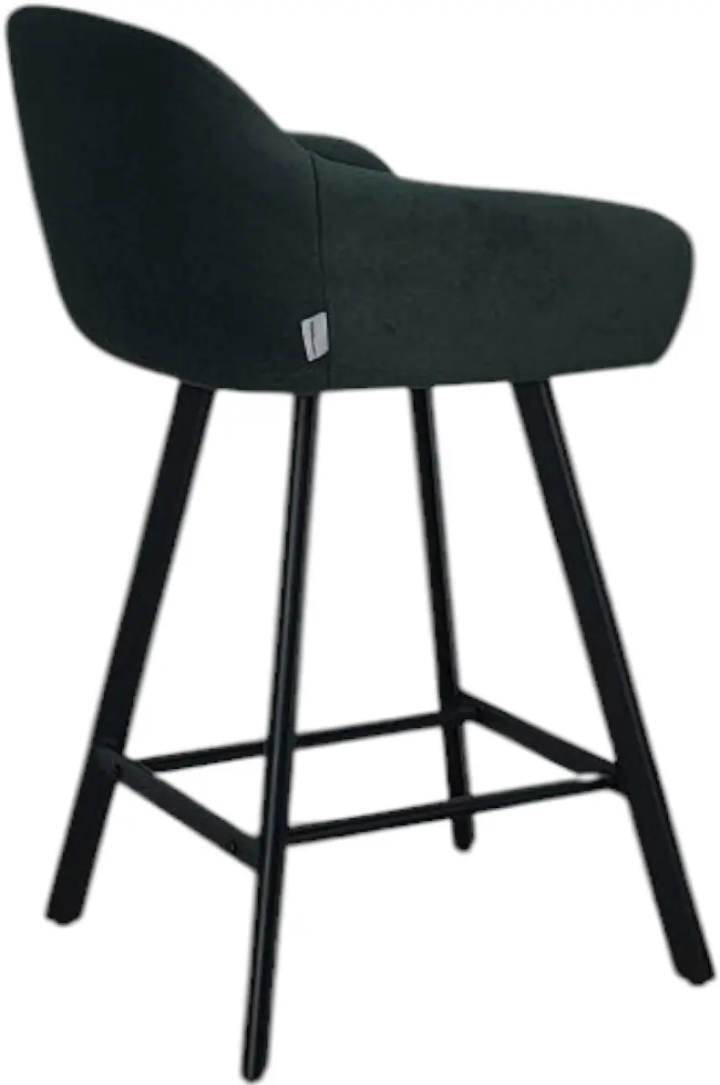 Scaun de bar Mobiland MEY Anka 08 (Dark Green/Black) - 4
