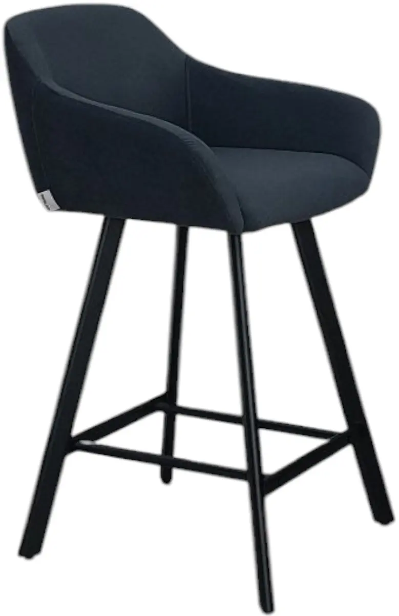 Scaun de bar Mobiland MEY Anka 21 (Dark Blue/Black) - 3
