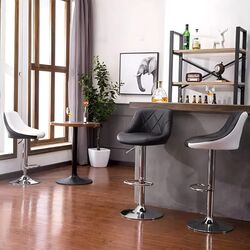 Барный стул Modern Home PJJBS0022 (Black/Silver) Thumb