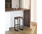 Scaun de bar Modern Home PJJBS0025 (Dark Brown/Black)