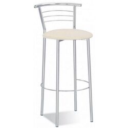Барный стул Nowy Styl Marco Hoker (Beige/Chrome)