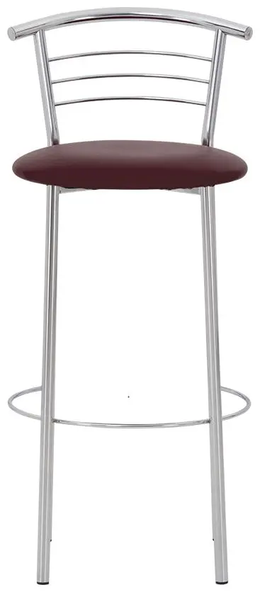 Барный стул  Nowy Styl Marco Hoker (Brown/Chrome)