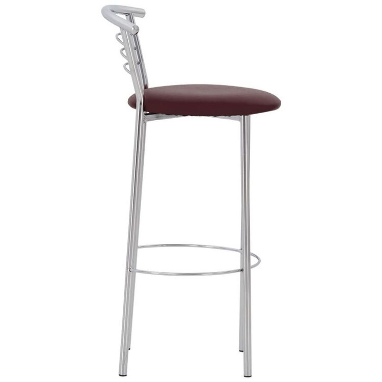 Барный стул  Nowy Styl Marco Hoker (Brown/Chrome)