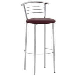 Барный стул  Nowy Styl Marco Hoker (Brown/Chrome)