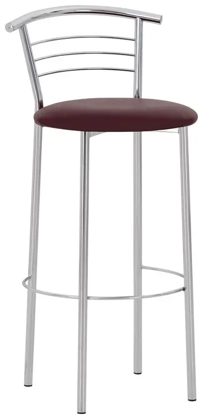 Барный стул  Nowy Styl Marco Hoker (Brown/Chrome)