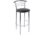 Scaun de bar Nowy Styl Marco Hoker (Chrome/Black)