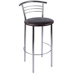 Scaun de bar Nowy Styl Marco Hoker (Chrome/Black) Thumb