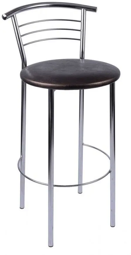 Scaun de bar Nowy Styl Marco Hoker (Chrome/Black)