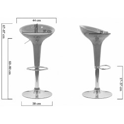 Барный стул Prestige Chairs ABS 101 (Grey) Thumb