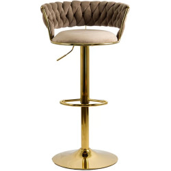 Барный стул Prestige Chairs ABS 118 (Beige/Gold) Thumb