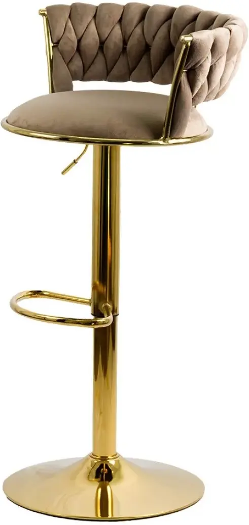 Барный стул Prestige Chairs ABS 118 (Beige/Gold) - 3