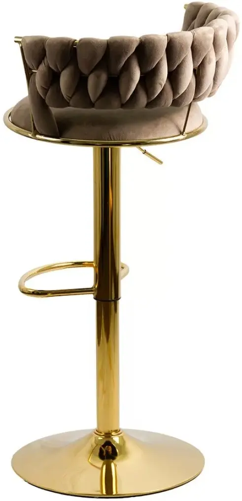 Барный стул Prestige Chairs ABS 118 (Beige/Gold) - 4