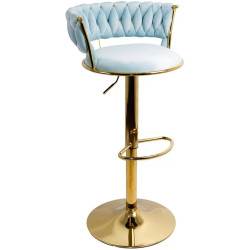 Барный стул Prestige Chairs ABS 118 (Blue/Gold) Thumb