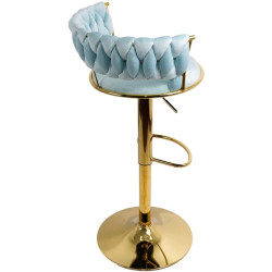 Барный стул Prestige Chairs ABS 118 (Blue/Gold) Thumb