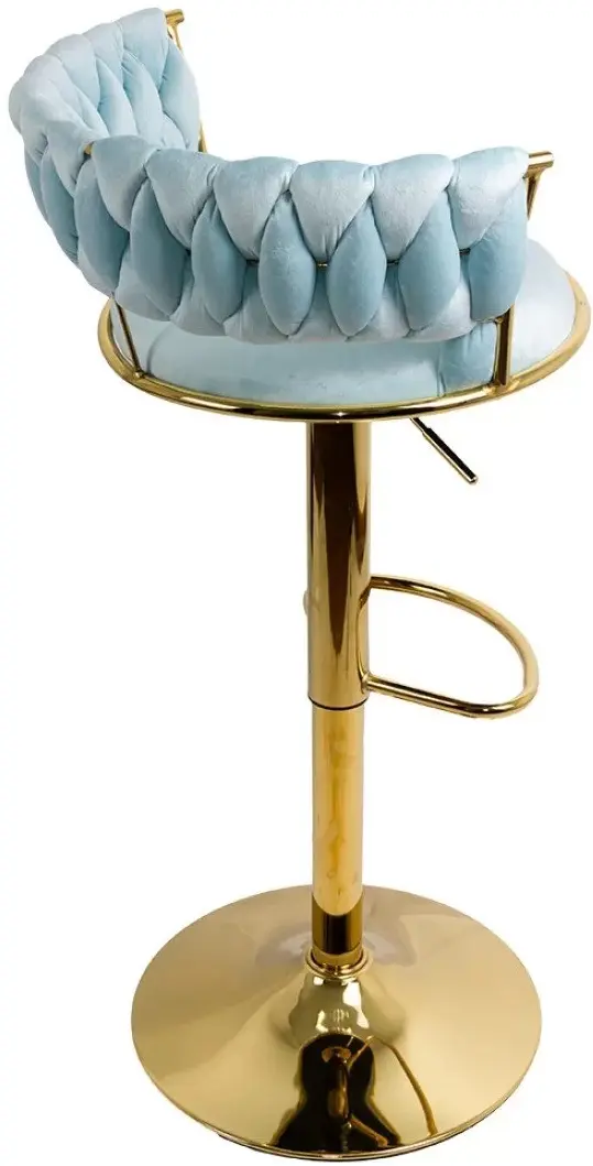 Барный стул Prestige Chairs ABS 118 (Blue/Gold) - 4