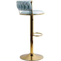 Барный стул Prestige Chairs ABS 118 (Blue/Gold) Thumb
