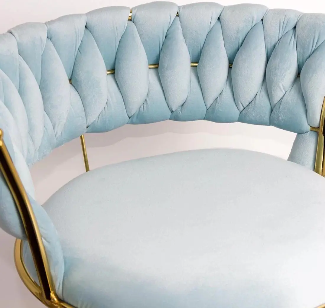 Барный стул Prestige Chairs ABS 118 (Blue/Gold) - 6