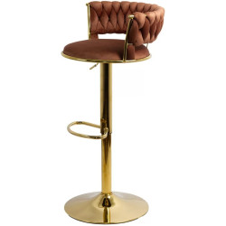 Барный стул Prestige Chairs ABS 118 (Brown/Gold) Thumb