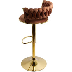 Барный стул Prestige Chairs ABS 118 (Brown/Gold) Thumb