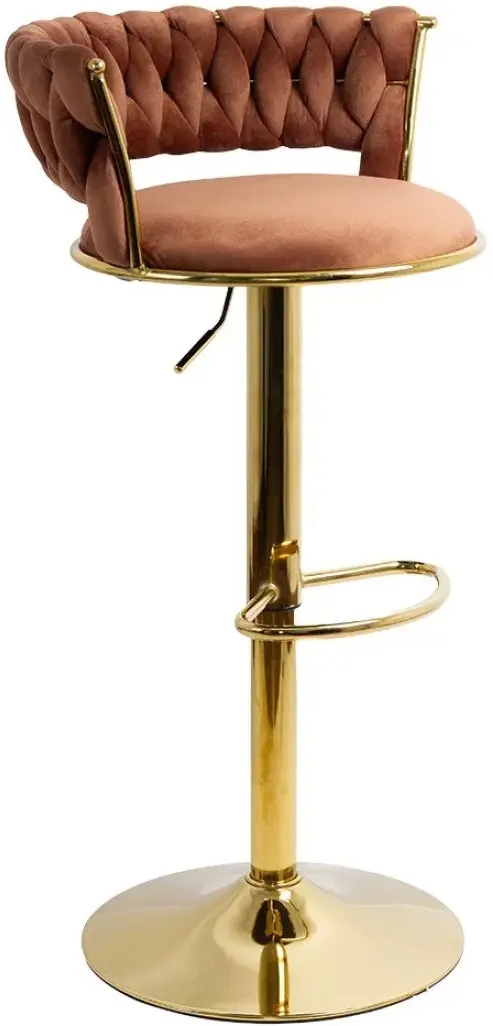 Барный стул Prestige Chairs ABS 118 (Brown/Gold)