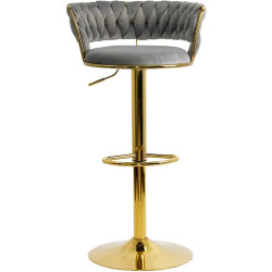 Барный стул Prestige Chairs ABS 118 (Grey/Gold) Thumb