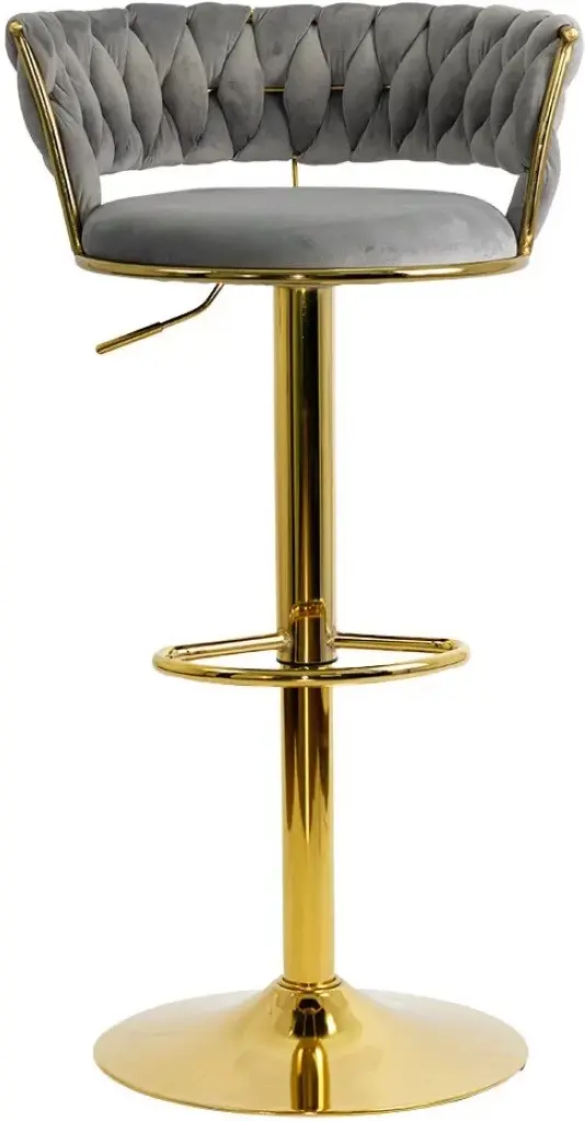 Барный стул Prestige Chairs ABS 118 (Grey/Gold) - 2