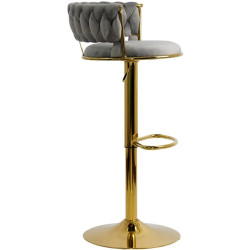 Барный стул Prestige Chairs ABS 118 (Grey/Gold) Thumb