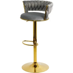 Барный стул Prestige Chairs ABS 118 (Grey/Gold) Thumb