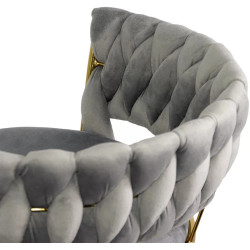 Барный стул Prestige Chairs ABS 118 (Grey/Gold) Thumb