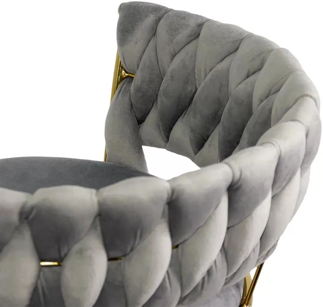 Барный стул Prestige Chairs ABS 118 (Grey/Gold) - 6