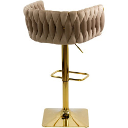 Барный стул Prestige Chairs ABS 118P (Beige/Gold) Thumb