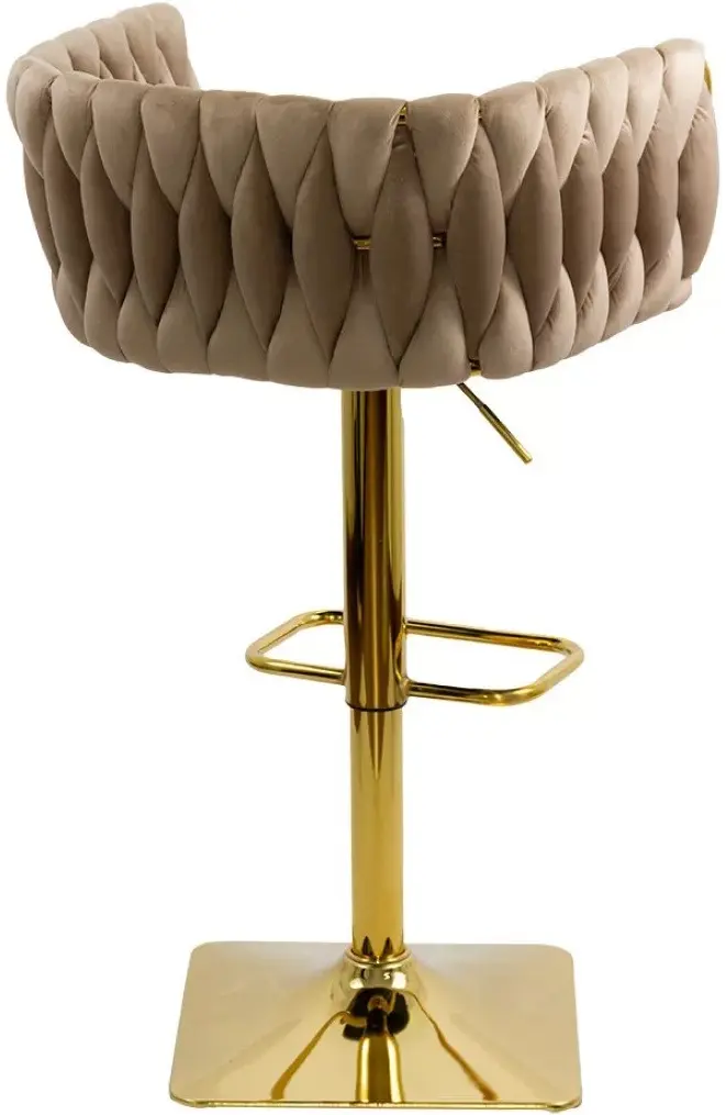 Барный стул Prestige Chairs ABS 118P (Beige/Gold) - 3