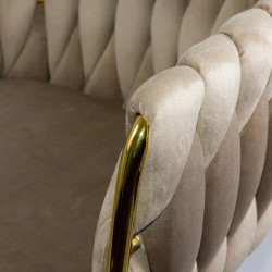 Барный стул Prestige Chairs ABS 118P (Beige/Gold) Thumb