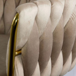 Барный стул Prestige Chairs ABS 118P (Beige/Gold) Thumb