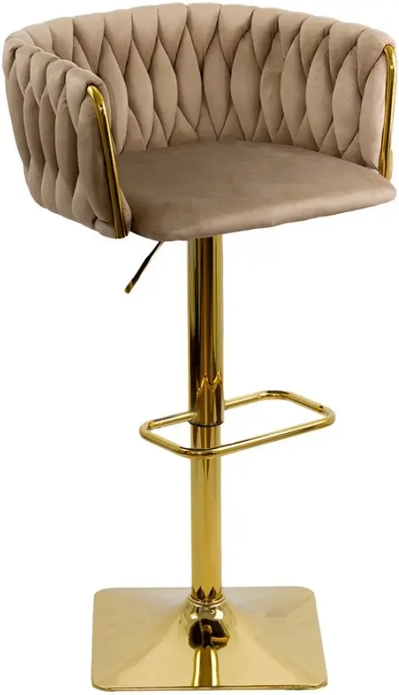 Барный стул Prestige Chairs ABS 118P (Beige/Gold)